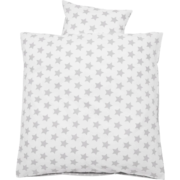 Alvi Bettwäsche 80 X 80 Cm, Stars Silber