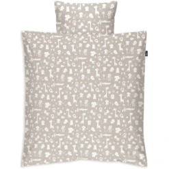 Alvi® Bettwäsche Zootiere Taupe