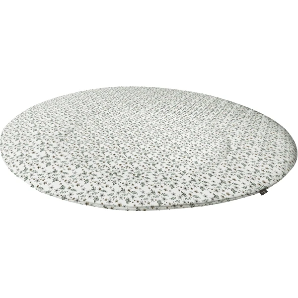Alvi Krabbeldecke Rund Petit Fleurs Grün/weiß Ø100cm