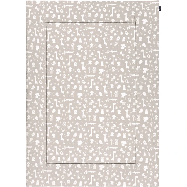 Alvi Krabbeldecke Zootiere Taupe 100 X 135 Cm