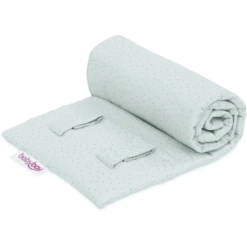 Babybay Gitterschutz Für Verschlussgitter Alle Modelle Mint Glitzerpunkte Gold