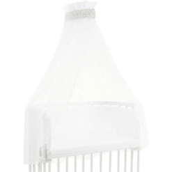 Babybay Himmelstoff Punkte Weiß 200 X 135 Cm