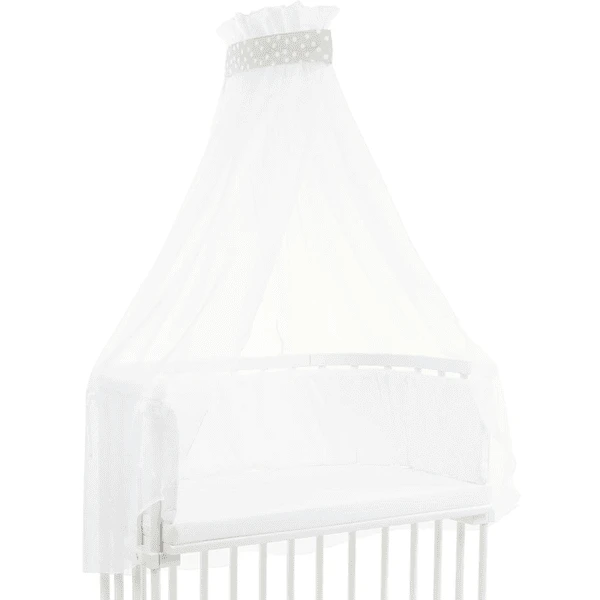 Babybay Himmelstoff Punkte Weiß 200 X 135 Cm