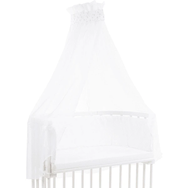 Babybay Himmelstoff Sterne Perlgrau 200 X 135 Cm