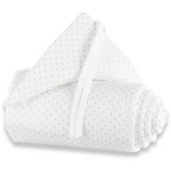 Babybay® Nestchen Piqué Original Punkte Perlgrau 144x25 Cm