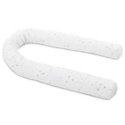 Babybay® Nestchenschlange Piqué Passend Für Kinderbetten, Weiß Sternemix Sand/beere