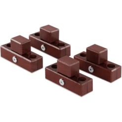 Babybay® Verbindungsbacken Zum Laufstall Passend Für Modell Original, Midi, Maxi Und Boxspring Dunkelbraun Lackiert