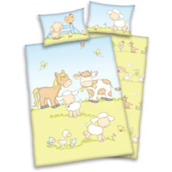 Babybest® Bettwäsche Bauernhoftiere 100 X 135 Cm