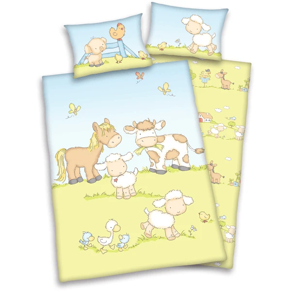 Babybest® Bettwäsche Bauernhoftiere 100 X 135 Cm