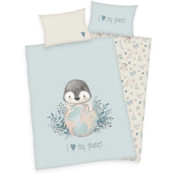 Babybest® Bettwäsche Pinguin 100 X 135 Cm