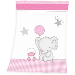 Babybest® Kinderdecke Kleiner Elefant 75 X 100 Cm