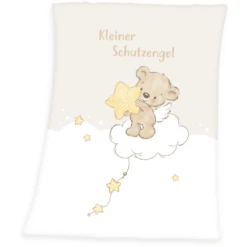Babybest® Microfaser-Flauschdecke Kleiner Schutzengel 75 X 100 Cm