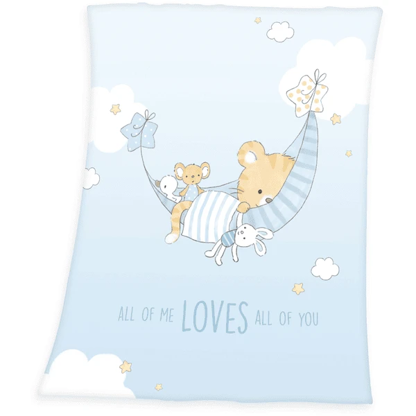 Babybest® Soft-Peach-Decke Little Tiger