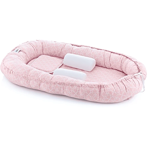 BabyJem Babynest Mit Seiten Und Kopfschutz Pink
