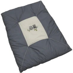 Be Be 's Collection Krabbeldecke Eulen Blau 100 X 135 Cm