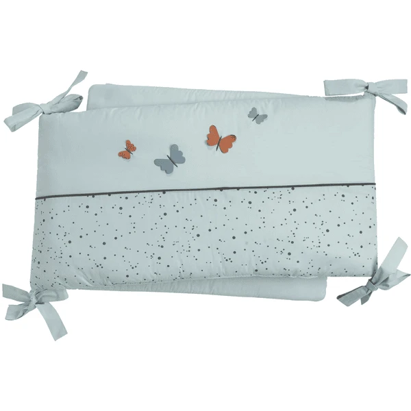 Be Be 's Collection Nestchen 3D Schmetterling Mint 35x190 Cm