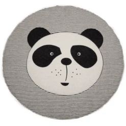 DAVID FUSSENEGGER Krabbeldecke Pandabär Gefüttert Rohweiß 120 Cm