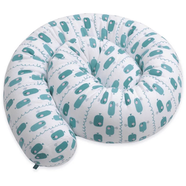 Emma & Noah Bettschlange Wal Blau