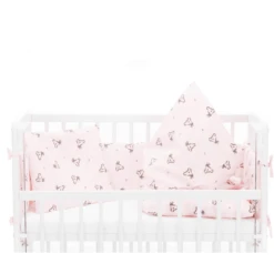 Fillikid Bettset Luxe Für Bett Nino Koala Rosé
