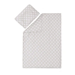 Fillikid Bettwäsche Set Jersey100 X 140 Cm Grau