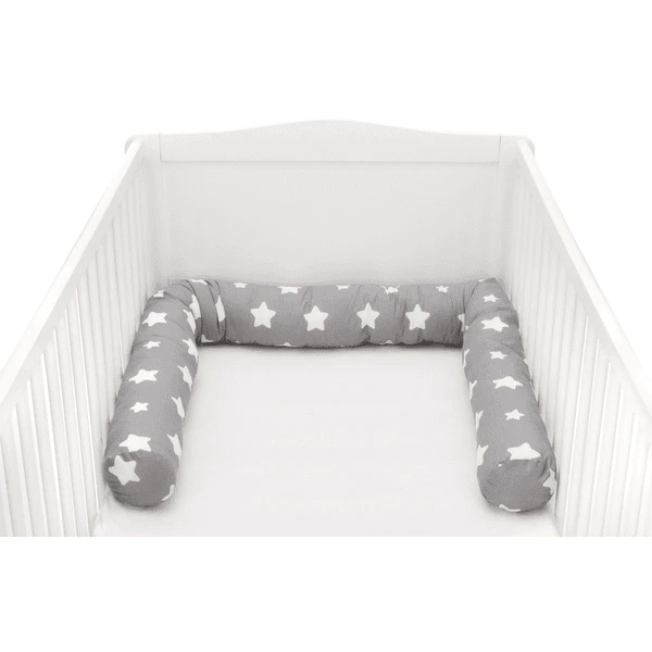 Fillikid Bettwurm Sterne 190 Cm Grau