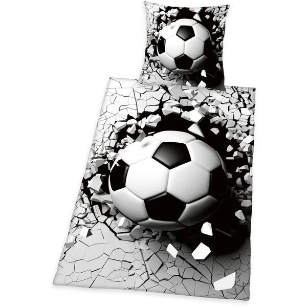 HERDING Bettwäsche 3D Fußball 135 X 200 Cm