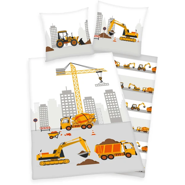 HERDING Bettwäsche Baustelle 135 X 200 Cm