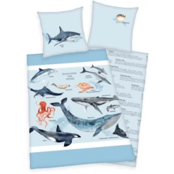 HERDING Bettwäsche Bewohner Der Meere 135 X 200cm