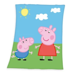 HERDING Fleecedecke Peppa Pig 130x160cm