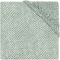 Jollein Jersey Spannbettlaken Laufstallmatratze Snake Ash Green 75 X 95 Cm
