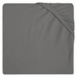Jollein Jersey Spannbettlaken Storm Grey 60x120 Cm