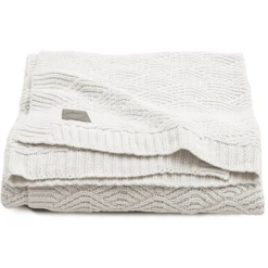 Jollein Strickdecke River Knit Cream White 75 X 100 Cm