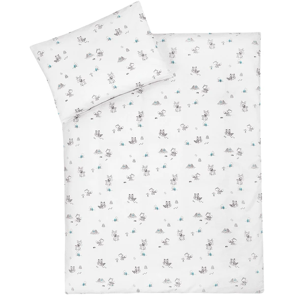 JULIUS ZÖLLNER Bettwäsche Fuchs & Elch 100 X 135 Cm