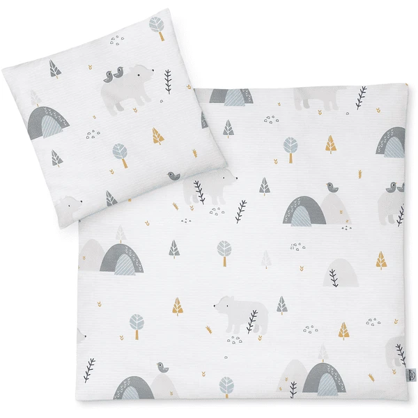 JULIUS ZÖLLNER Bettwäsche Mountain Bear 80 X 80 Cm