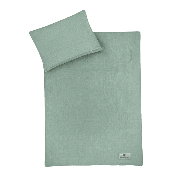 JULIUS ZÖLLNER Bettwäsche Terra Grün 100 X 135 Cm
