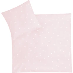 JULIUS ZÖLLNER Jersey Bettwäsche Igel/ Star Rose 80 X 80 Cm