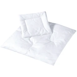 JULIUS ZÖLLNER Kindersteppbett-Set Feder-Daune 35 X 40 Cm / 80 X 80 Cm