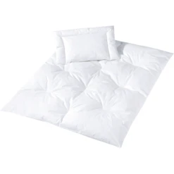 JULIUS ZÖLLNER Kindersteppbett-Set Feder-Daune 40 X 60 Cm / 100 X 135 Cm