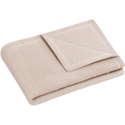JULIUS ZÖLLNER Kuscheldecke Musselin Sand 70 X 100 Cm