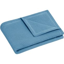 JULIUS ZÖLLNER Kuscheldecke Terra Blau 70 X 100 Cm