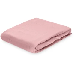 JULIUS ZÖLLNER Spannbettlaken Musselin Dusty Rose 70 X 140 Cm