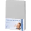 JULIUS ZÖLLNER Spannbetttuch Jersey Für Wiege Hellgrau