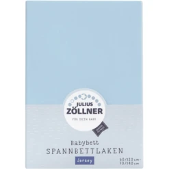 JULIUS ZÖLLNER Spannbetttuch Jersey Hellblau