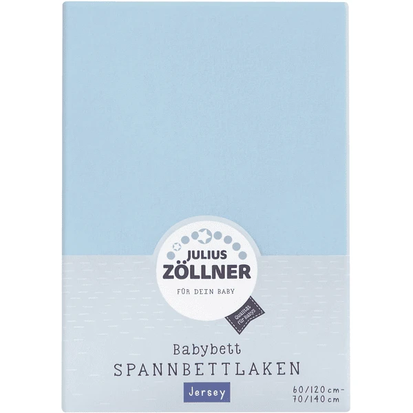 JULIUS ZĂ–LLNER Spannbetttuch Jersey Hellblau