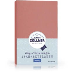 JULIUS ZÖLLNER Spannbetttuch Jersey Terra 40 X 90 Cm