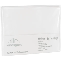 Kindsgard Betteinlagen Tistap 2er-Pack 40 X 50 Cm Weiß