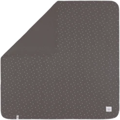 LÄSSIG Babydecke Spots Anthracite 80 X 80 Cm