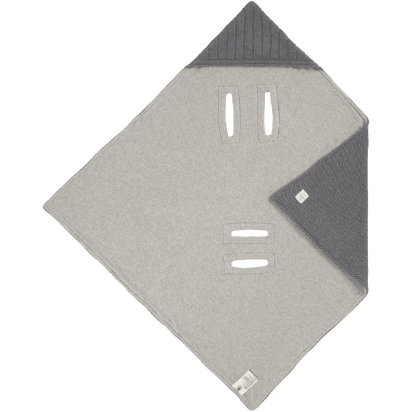 LÄSSIG Einschlagdecke Anthracite 78 X 78 Cm