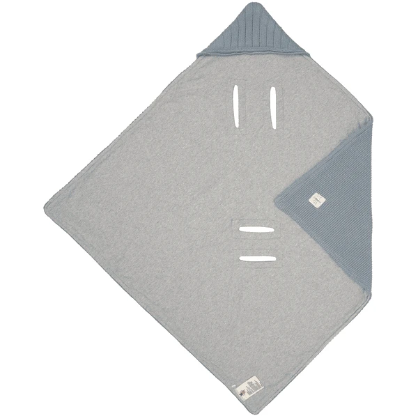 LÄSSIG Einschlagdecke Light Blue 78 X 78 Cm