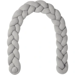 Nordic Coast Company Nestchenschlange Geflochten Jersey Grau